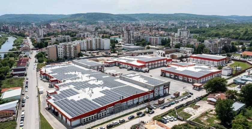 Aerocompact delivers roof racking for close to 1 GW in photovoltaics in Eastern Europe in 2022